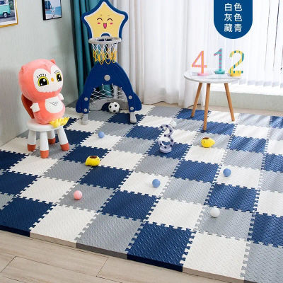 12 Uds. Alfombra de espuma para juegos de bebés, tapete de rompecabezas para niños, baldosas de ejercicio entrelazadas, baldosas de suelo, alfombra de juguete, alfombra suave 30*30*1cm