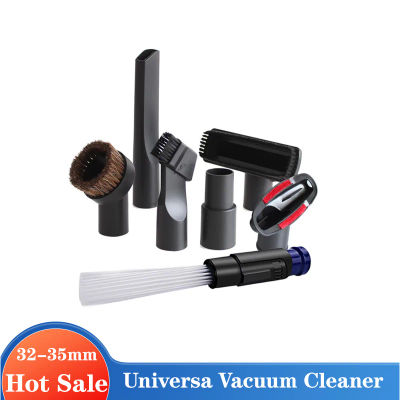 Boquilla universal para aspiradora, cabezal de cepillo de 32 y 35 mm, herramienta de limpieza, boquilla de succión larga, flexible, plana y delgada para cama