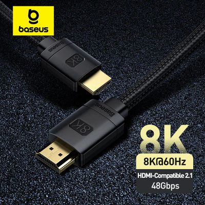 Cable Baseus 8K compatible con HDMI para Xiaomi Mi Box 8K/60Hz 4K/120HZ 48Gbps Cable Digital para PS5 PS4 portátil TV Monitor proyectores