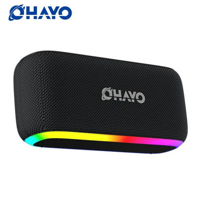 OHAYO Altavoces Bluetooth portátiles inalámbricos de 60 W, altavoz resistente al agua IPX6 para exteriores, altavoz para computadora con Bluetooth 6.0, reproducción AUX/USB, luces RGB, altavoz de