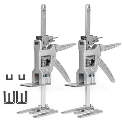 2 Piezas de Gato de Brazo Ahorrador de Esfuerzo de 11.97 pulgadas, Gato Manual con Bolsa, Cuerpo Totalmente de Aluminio para Montaje de Ventanas, Puertas y Elevación de Muebles