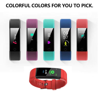 Pulsera inteligente con frecuencia cardíaca y presión arterial, rastreador de Fitness, pulsera compatible con Bluetooth para reloj inteligente Fitbits