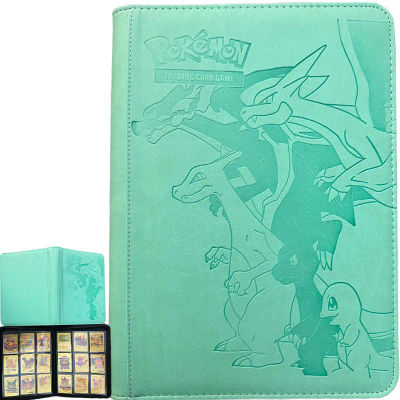 Carpeta para Tarjetas con 9 Bolsillos, Álbum para Tarjetas Coleccionables, Carpeta con Bolsillos para Tarjetas de Juego Pokémon, PTCG, TCG, Yugioh, MTG