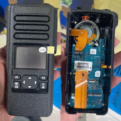 Carcasa de repuesto con altavoz y pantalla LCD, piezas de walkie-talkies para Motorola Radio XiR P8628i DP4601e DP4600e