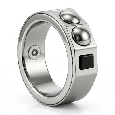 Anillo inteligente con control táctil para presentaciones PPT, operación con gafas AR, visualización de videos cortos, navegación web, resistente al agua, Bluetooth.