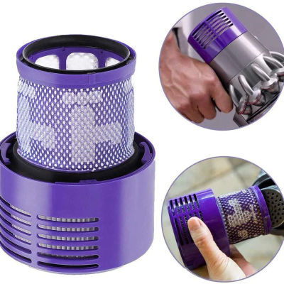 Elemento de filtro para aspiradora Dyson V10, versión estadounidense, accesorios, repuesto lavable, post-filtro HEPA, repuestos reutilizables