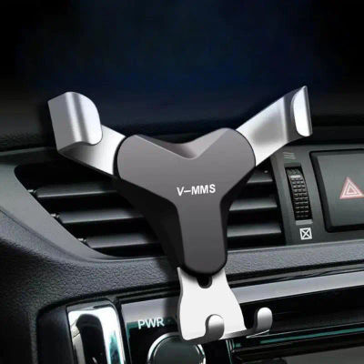 Soporte de coche con clip para teléfono móvil, para colocar en la rejilla de ventilación del coche, sin imán.