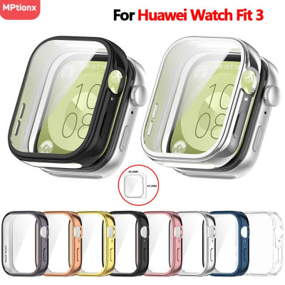 Cubierta completa para Huawei Watch Fit 3 SmartWatch TPU funda protectora de pantalla marco Protector carcasa de parachoques para accesorios Huawei Fit3