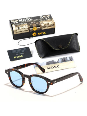Lemtosh gafas de sol hombre Johnny Depp gafas de sol polarizadas mujer marca de lujo Vintage marco de acetato sombra de conductor