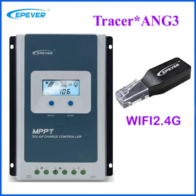 EPEVER nueva generación TracerANG3 10A 20A 30A 40A con aplicación móvil WIFI2.4G 12V24V MPPT regulador de cargador Solar sin batería