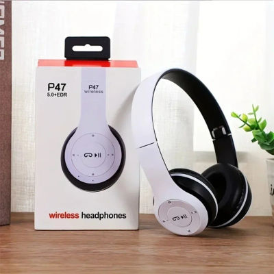 Auriculares inalámbricos multifuncionales con Bluetooth 5,0, portátiles y plegables, para conexión Bluetooth, conexión por cable con tarjeta TF