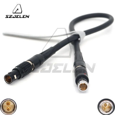 Cable RS de 3 pines a chapado en negro 0B de 2 pines para Teradek Bolt Pro, monitor SmallHD Cine 7, cable de alimentación