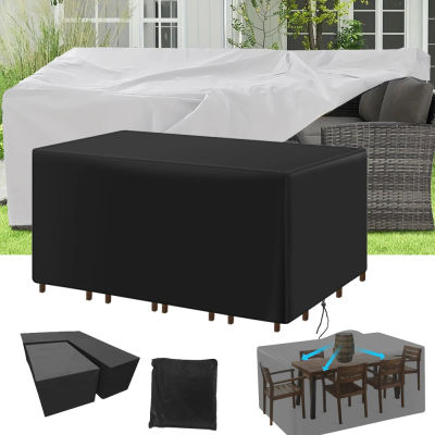 Cubierta para muebles de exterior, 200 tamaños, protección UV, terraza, silla de jardín, cubierta antipolvo, Protector de mesa