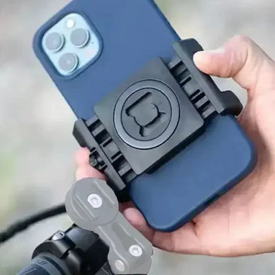 Abrazadera trasera de teléfono Universal para motocicleta, coche, bicicleta, conexión de adaptador de teléfono móvil, Clip de interfaz Compatible con TPSFR Sadione