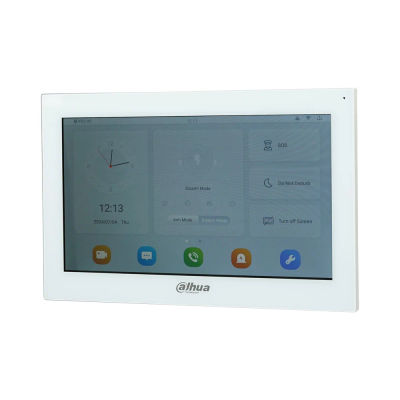 Dahua blanco VTH5341GW-W / VTH5341G-W PoE(802.3af) monitor interior de 10 pulgadas, monitor de videoportero, monitor de timbre con cable
