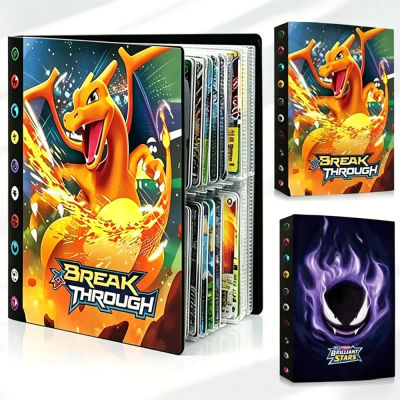 En stock, 240 tarjetas Pokémon, álbum de tarjetas Pokémon, álbum de tarjetas Charizard VMAX GX EX, carpeta de colección, regalo para niños