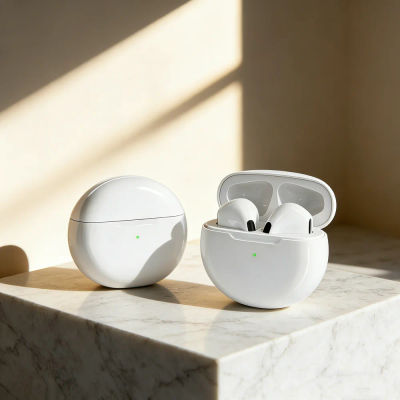 Auriculares Bluetooth TWS Originales, Auriculares Inalámbricos con Cancelación de Ruido y Micrófono, Auriculares Inalámbricos Pro6