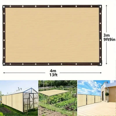 Red de sombreado para jardín al aire libre, protección UV, sombreado para exteriores, sombreado para piscinas, sombreado para cobertizo de plantas
