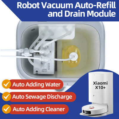 Kit de Cambio de Agua para Robot Aspirador Mova P10 P50 Z60 Z70, Kit de Conexión para Recarga y Drenaje Automático de Agua, Sistema de Drenaje
