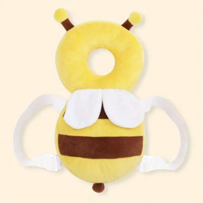 Protector de Cabeza para Bebés, Almohada de Protección para Aprender a Caminar, Cojín Protector de Cabeza Anticaídas, Gorra de Seguridad con Diseño de Dibujos Animados para Niños