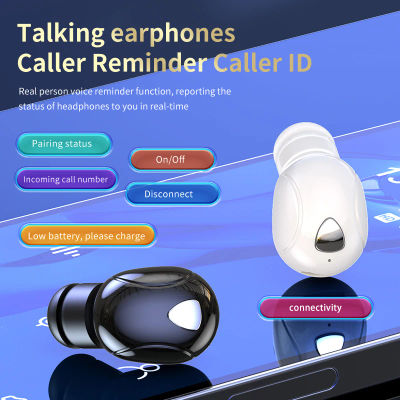 X10 Mini auriculares inalámbricos en la oreja auriculares estéreo de alta calidad de un solo oído V5.2 auriculares Bluetooth universales