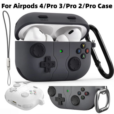 Para Airpods Pro 3/Pro 2/4 funda diseño de consola de juegos AirPod 4 funda protectora de silicona para Apple AirPods Pro 3/Pro 2