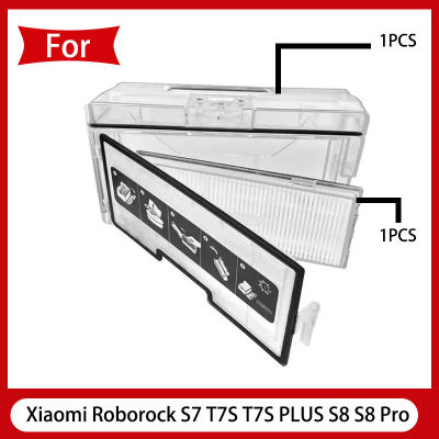 Caja de polvo para Xiaomi Roborock S7 T7S T7S PLUS S8 S8 Pro Robot aspirador contenedor de polvo repuestos
