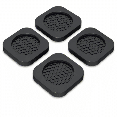 4 Piezas de Almohadillas Antivibración de Alta Resistencia, Silenciosas y Antideslizantes, para Lavadora, Refrigerador y Muebles
