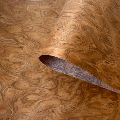 Chapa de Madera Contrachapada de Nogal ALPI de 58x250cm, Chapa Compuesta Reconstituida con Respaldo de Fibra para Renovación de Muebles
