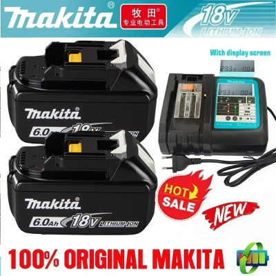 NUEVA Batería Original Makita BL1860B BL1850B BL1840 BL1830 para Destornillador, Batería y Cargador de 18 V, Baterías de Repuesto para Herramientas Eléctricas