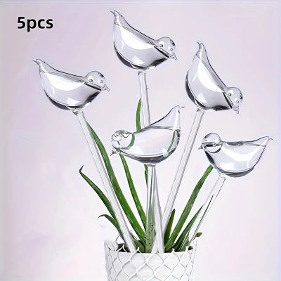 Dispositivos de Riego Automático con Forma de Pájaro, Estacas de Riego Automáticas de Plástico, Herramienta de Riego por Goteo para Plantas en Maceta, Flores y Bonsáis de Jardín