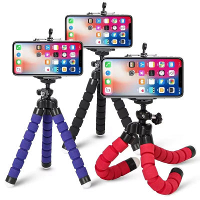 Trípodes para teléfono, soporte para cámara móvil, clip para smartphone, monopié, trípode tipo pulpo, mini trípode, stativ para teléfono