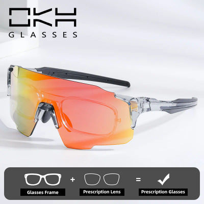 OKH, nuevas gafas de sol para deportes al aire libre, gafas de sol graduadas para correr, gafas para ciclismo, gafas para miopía, gafas de sol antiultravioleta para mujeres y hombres