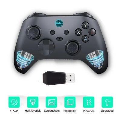 Controlador Inalámbrico G6 con Efecto Hall para Nintendo Switch 1/2, Gamepad para Switch/PS3/PS4/Android/IOS PC, Controles Bluetooth, Joystick