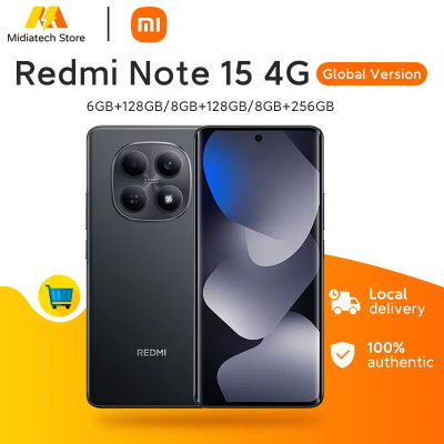 Versión Global Redmi Note 15, Teléfono Inteligente 4G, Pantalla AMOLED de 6.77 Pulgadas y 120 Hz, Batería de 6000 mAh y 33 W, Cámara Dual de 108 MP, Teléfono Móvil Xiaomi