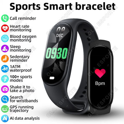 Nueva Pulsera Inteligente con Recordatorio de Llamadas, Monitor de Salud y Fitness con IA, Monitor de Presión Arterial, Reloj Inteligente Impermeable con Pantalla de Tiempo y Banda Deportiva