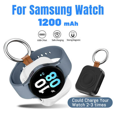 Cargador Magnético Inalámbrico Portátil Tipo C de Carga Rápida para Relojes Samsung Galaxy Watch 8/8 Classic/Ultra/5/4 Pro/4/3 Active