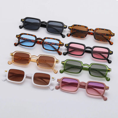 Gafas de Sol Rectangulares de Lujo para Mujer, Gafas de Sol Cuadradas de Diseño Vintage Ovaladas para Hombre, Lentes de Sol Femeninas