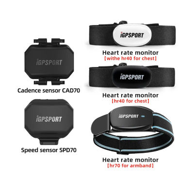 IGPSPORT CAD70 SPD70 Sensor de velocidad modo Dual soporte bicicleta Cadencia HR40 HR70 Monitor de ritmo cardíaco para Garmin BSC100S BSC200 BSC300