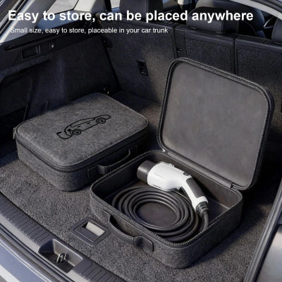 Estuche de Almacenamiento para Cargador de Vehículos Eléctricos, Organizador de Cables de Carga para Vehículos Eléctricos, Bolsa Organizadora de Cables para Auto