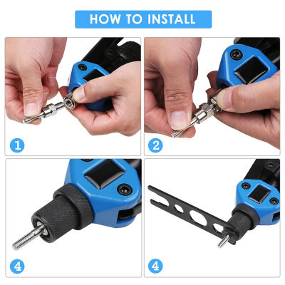 Podofo Kit de Pistola para Tuercas Remachables 110 Piezas, Insertador de Tuercas Roscadas M3-M12 con Cabezal de Cambio Rápido y Mango Ergonómico para Reparación de Automóviles, Bicicletas y Muebles en