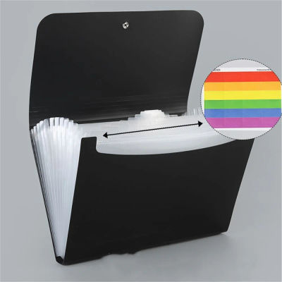 Carpeta de papel de archivo A4, organizador de archivos impermeable de gran capacidad, certificados, papel de prueba de puntuación de música, almacenamiento de documentos de escritorio