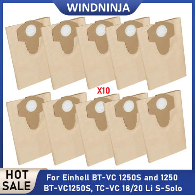 Bolsa de recogida de polvo para aspiradora Einhell BT-VC1250S/BT-VC1250/TC-VC 18/20 Li S-Solo, filtro para aspiradora en seco y húmedo, 5/10 Uds., 20L, 30L