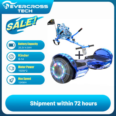 Hoverwith EVERCROSS TECH xp9.6.5 pulgadas, Bluetooth, luces LED, batería de 4Ah, velocidad máxima 15 km/h