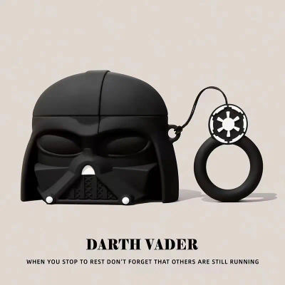 Estuche para Auriculares con Diseño de Anime Star Wars, Excelente Calidad para AirPods 4,1, 2,3, Pro, Pro2, Pro 3, Anti-Caídas, Artículos de Uso Diario
