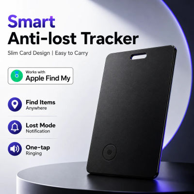 Localizador Inteligente para Apple, Rastreador GPS, Etiqueta de Posicionamiento para Equipaje, Pasaporte, Cartera, Dispositivo Bluetooth Antipérdida, Funciona con Find My