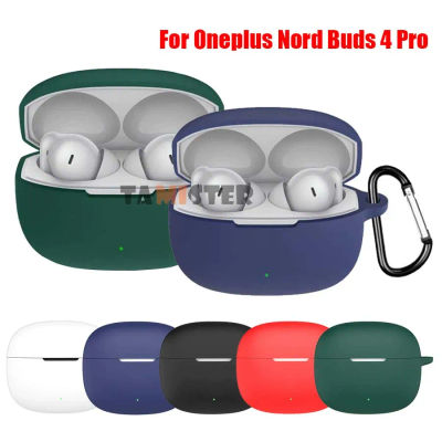 Funda de silicona para OnePlus Nord Buds 4 Pro, funda protectora para auriculares inalámbricos con Bluetooth, accesorios de piel