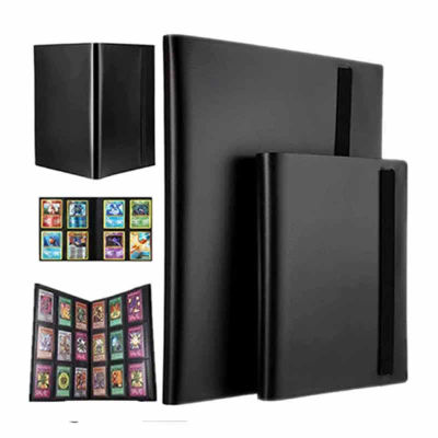 Álbum para Tarjetas Coleccionables, Carpeta para Tarjetas con Capacidad para 160/360/480 Tarjetas, 4/9/12 Compartimentos, Álbum de Gran Capacidad