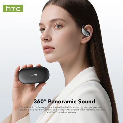 Auriculares Bluetooth con reproducción de 30 horas, auriculares inalámbricos HTC con cancelación de ruido, auriculares con indicador de batería para música deportiva