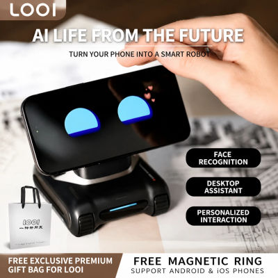 Robot Looi para Smartphone, Robot Looi con ChatGPT, Modelo Grande, Diálogo por Voz en Inglés, Reconocimiento Visual, Juguete Inteligente Interactivo, Regalo